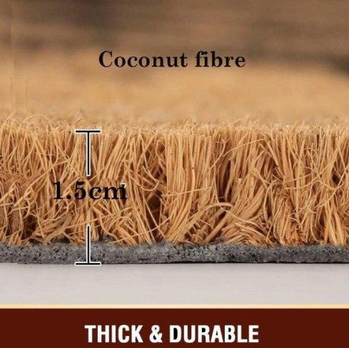 Premium Natural Coir Doormat 45 x 75cm : Wren Bush