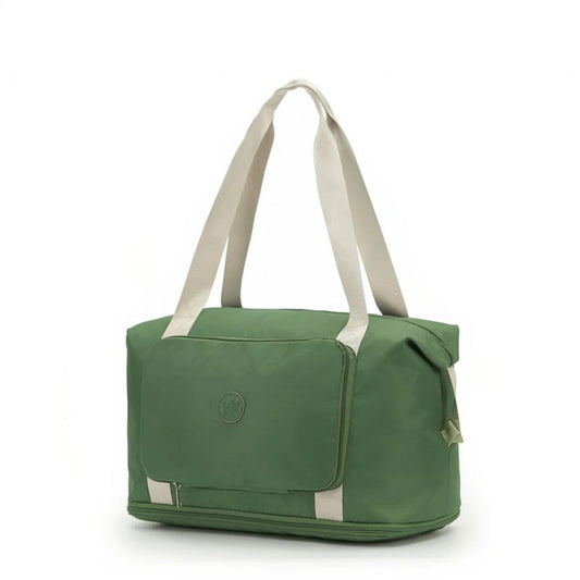 Foldable waterproof travel tote - un expanded