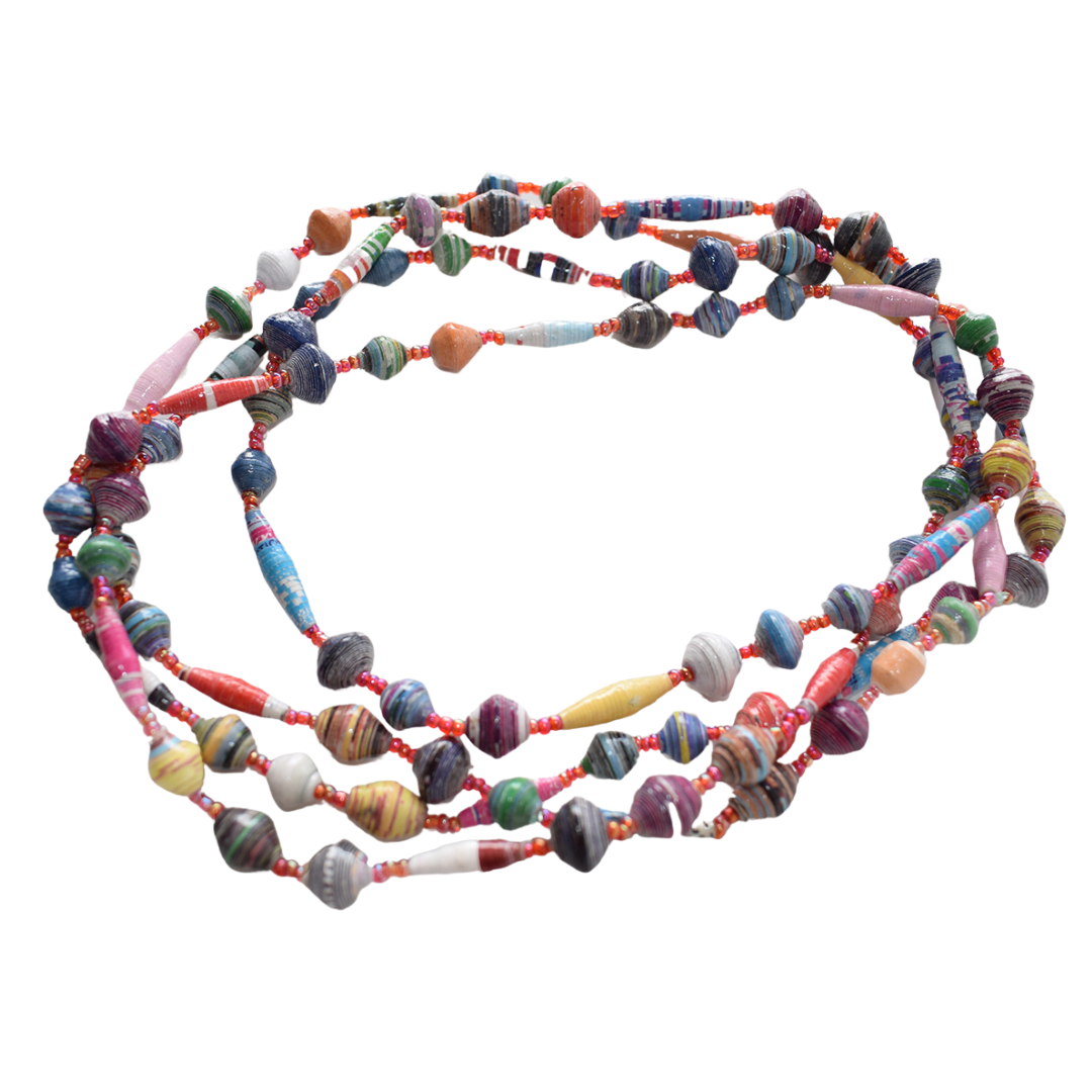 Afri Beads – Paper Bead Necklace