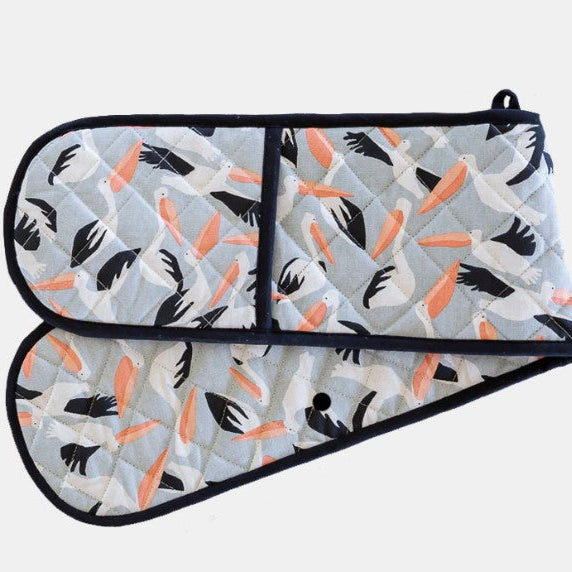 Cotton Double Oven Glove | Stylish Heat Resistant Kitchen Essential