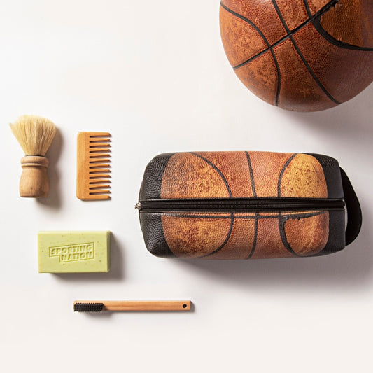 Sporting Nation Vintage Basketball Toiletry Bag