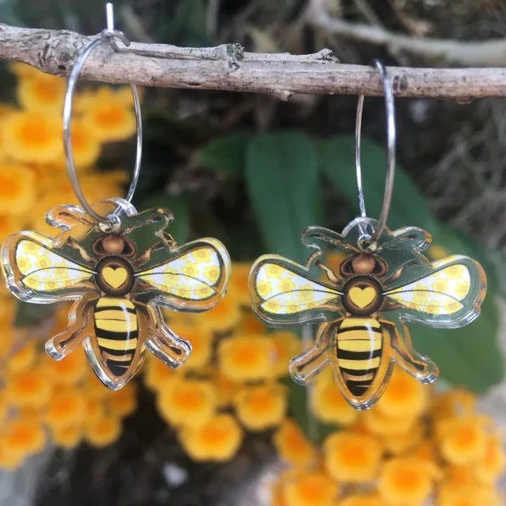 Earrings - Bee