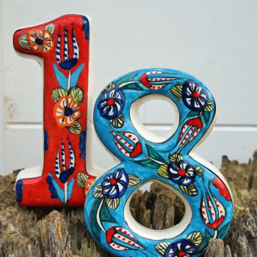 Ceramic Turkish House Numbers