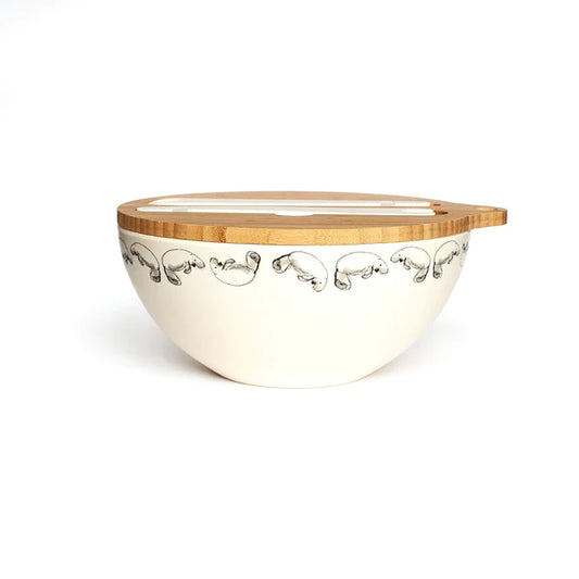 Sustainable Picnic Salad Bowl with Lid