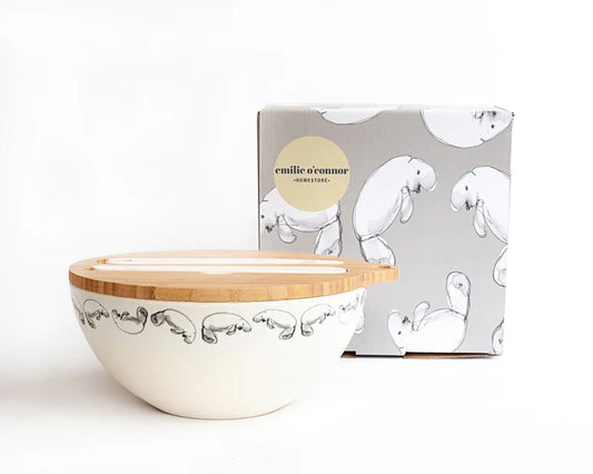 Sustainable Picnic Salad Bowl with Lid