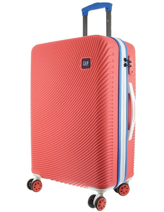 Gap Stripe Medium Suitcase - Hard Shell Luggage with TSA Lock and 360° Double Wheels."