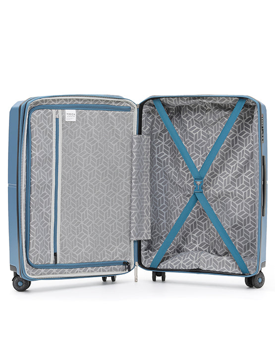 TOSCA Globetrotter Large Trolley Case - Durable, Lightweight, TSA-Approved with Scratch-Resistant Finish.