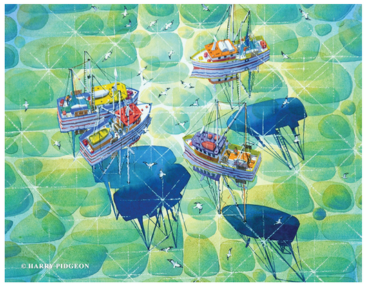 Placemats Harry Pidgeon " Offshore Social"