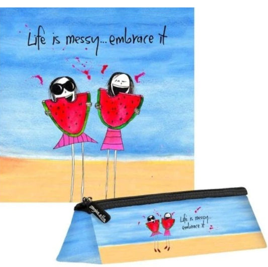 Imagine Ellie - Glasses Case - Life is Messy ... Embrace It