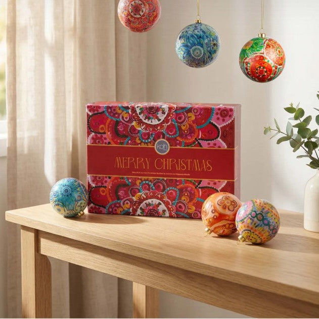 Koh Living - Aboriginal Beautiful Journey 6 Pack Baubles