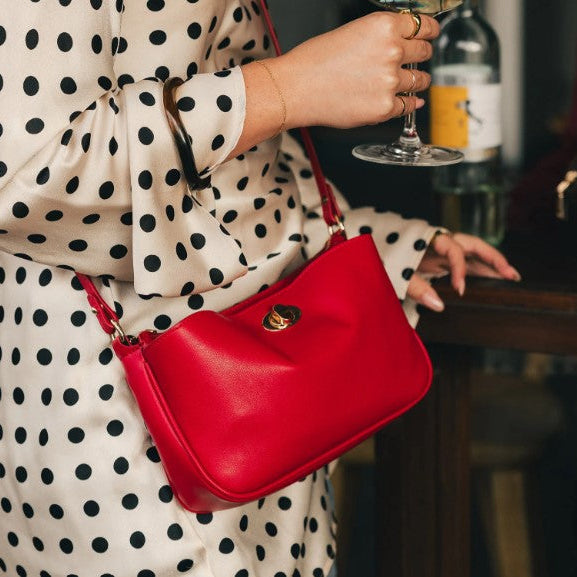 Louenhide - Greta Shoulder Bag - Red