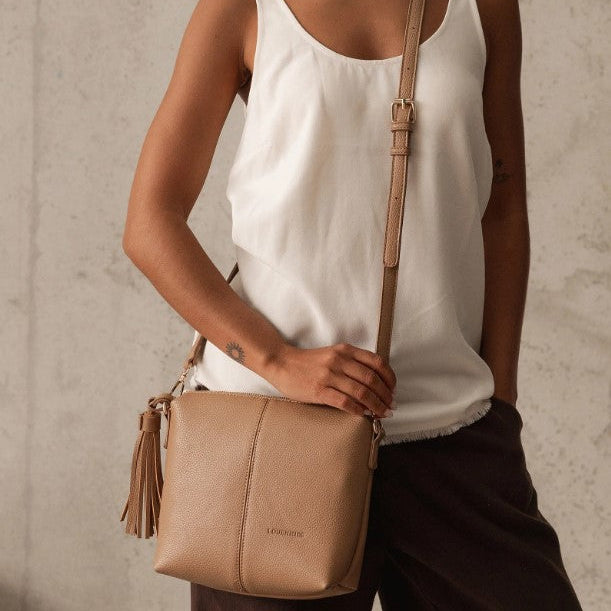 Louenhide - The Kasey Crossbody Bag - Latte