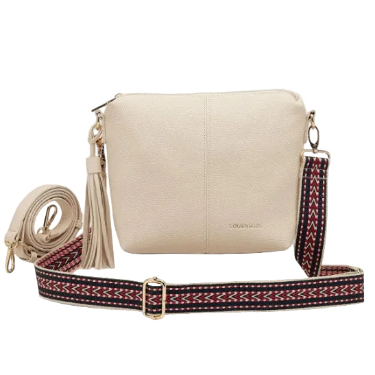Louenhide - The Kasey Crossbody Bag - Linen