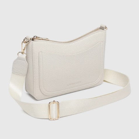 Louenhide Linda Almond Crossbody Bag – Vegan Leather Everyday Bag