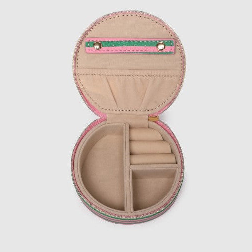Louenhide - Sisco Jewellery Box - Green/Bubblegum Pink