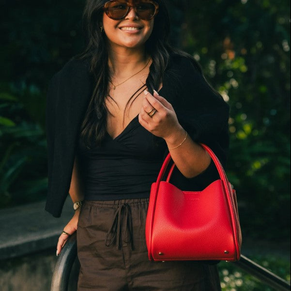 Louenhide - Steffie Mini Tote Bag- Red