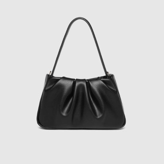 Louenhide Uma Black Handbag – Vegan Leather Mini Top Handle Bag