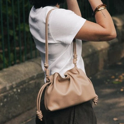 Louenhide - Yumi Vegan Leather Crossbody Bag - Nude