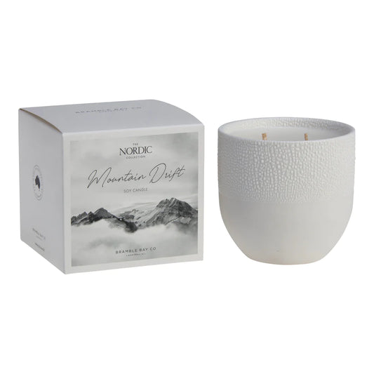 Nordic Ceramic Candles - Mountain Drift