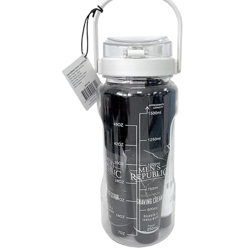 Grooming Kit in Water Bottle Gift Set