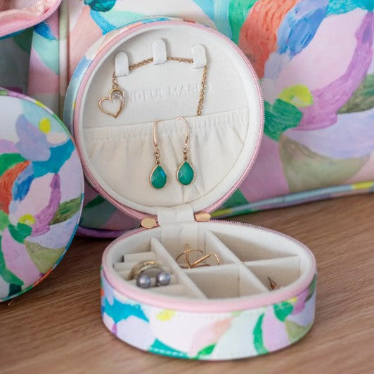 Mindful Marlo Travel Jewellery Case - Romy