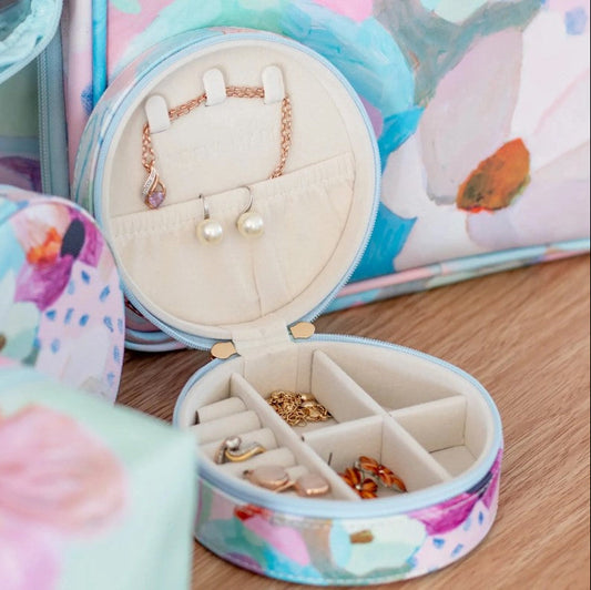 Mindful Marlo Travel Jewellery Case - Fleur