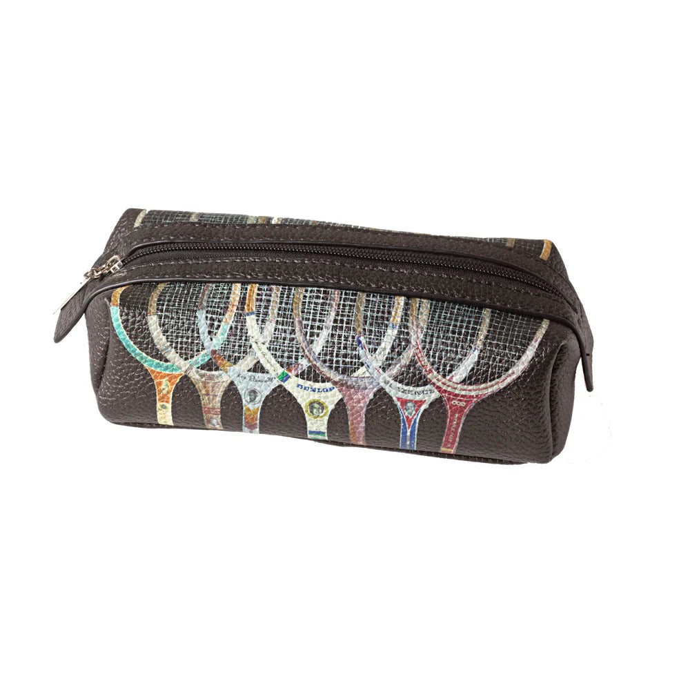 Sporting Nation Racquet Line Up Mini Toiletry Bag