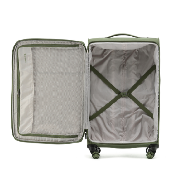 So Lite 79cm Large Soft Trolley Case – Khaki