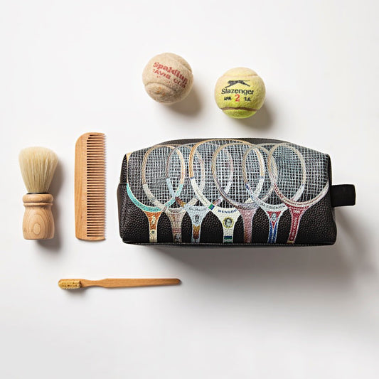 Sporting Nation Racquet Line Up Mini Toiletry Bag