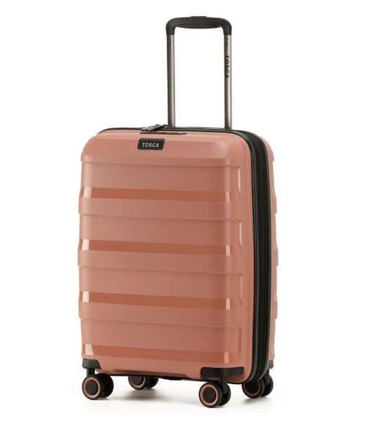 Tosca Comet 55cm Small Hard Trolley Case - Mocha
