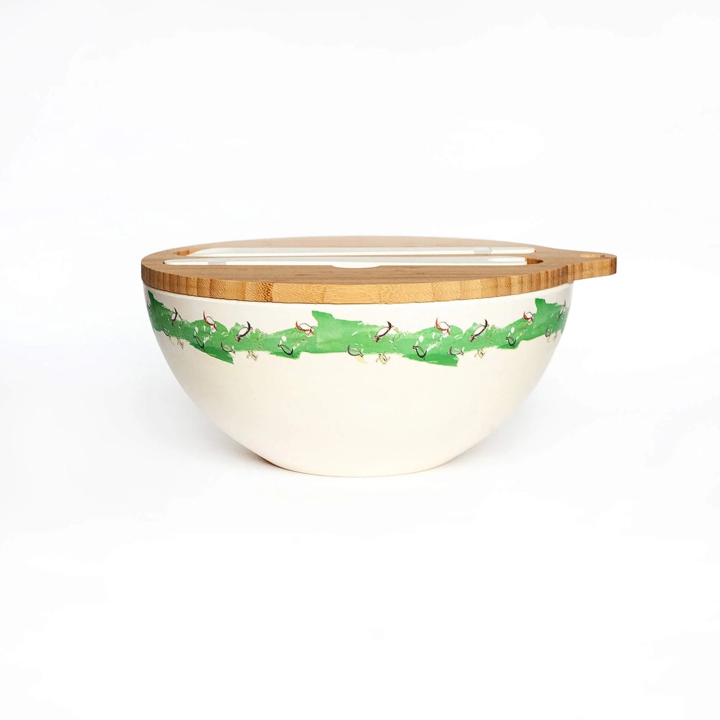 Sustainable Picnic Salad Bowl with Lid