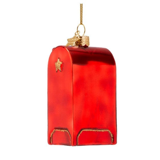 Vondels Christmas Tree Ornament –  Red Santa's Mailbox