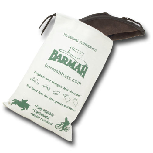 Barmah Foldaway Cooler Hat - Royal Brown