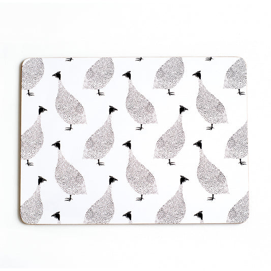 Placemats and Coasters - Guinea Fowl