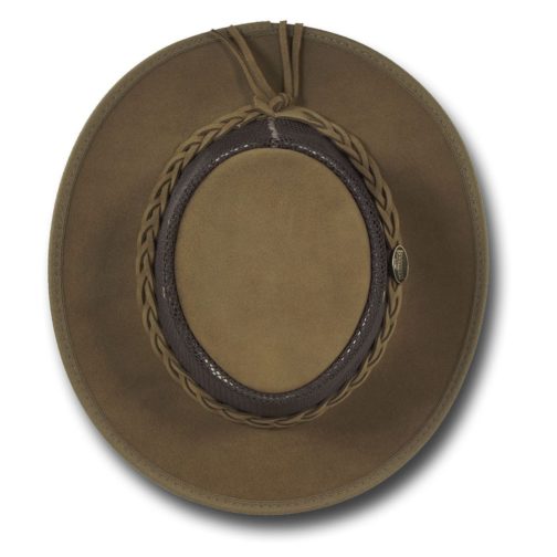 Barmah Foldaway Cooler Hat - Royal Brown