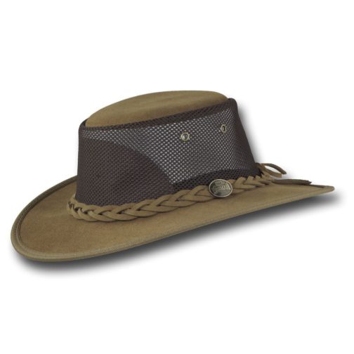 Barmah Foldaway Cooler Hat - Royal Brown