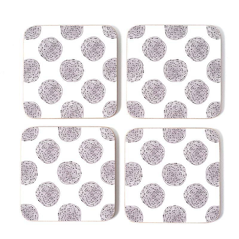 Placemats and Coasters - Circle Swirl
