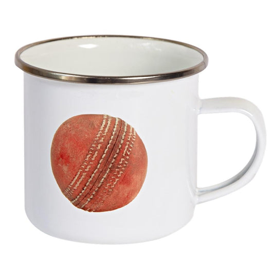 Enamel Mug - Cricket Ball