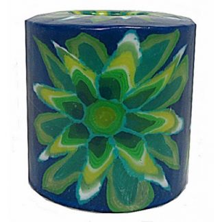 Swazi Candles - Green Flower