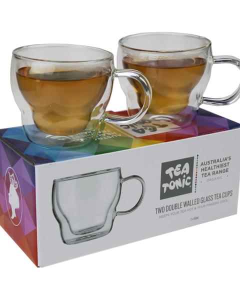 Tea Tonic Double Walled Glass Tea Cups